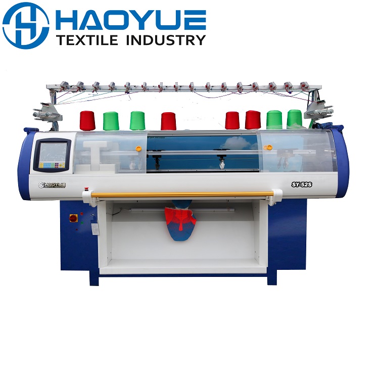 Three system vamp knitting machine