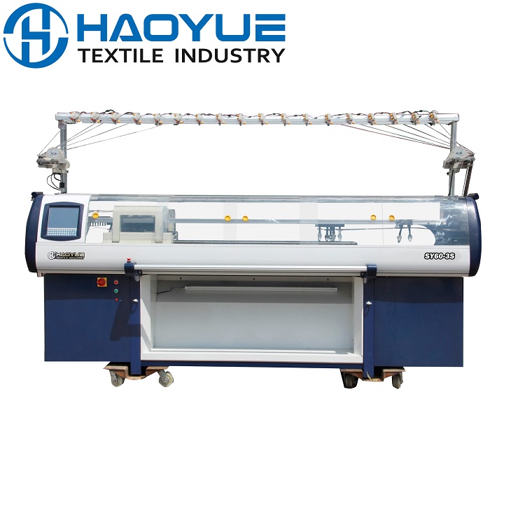 Three system knitting machine