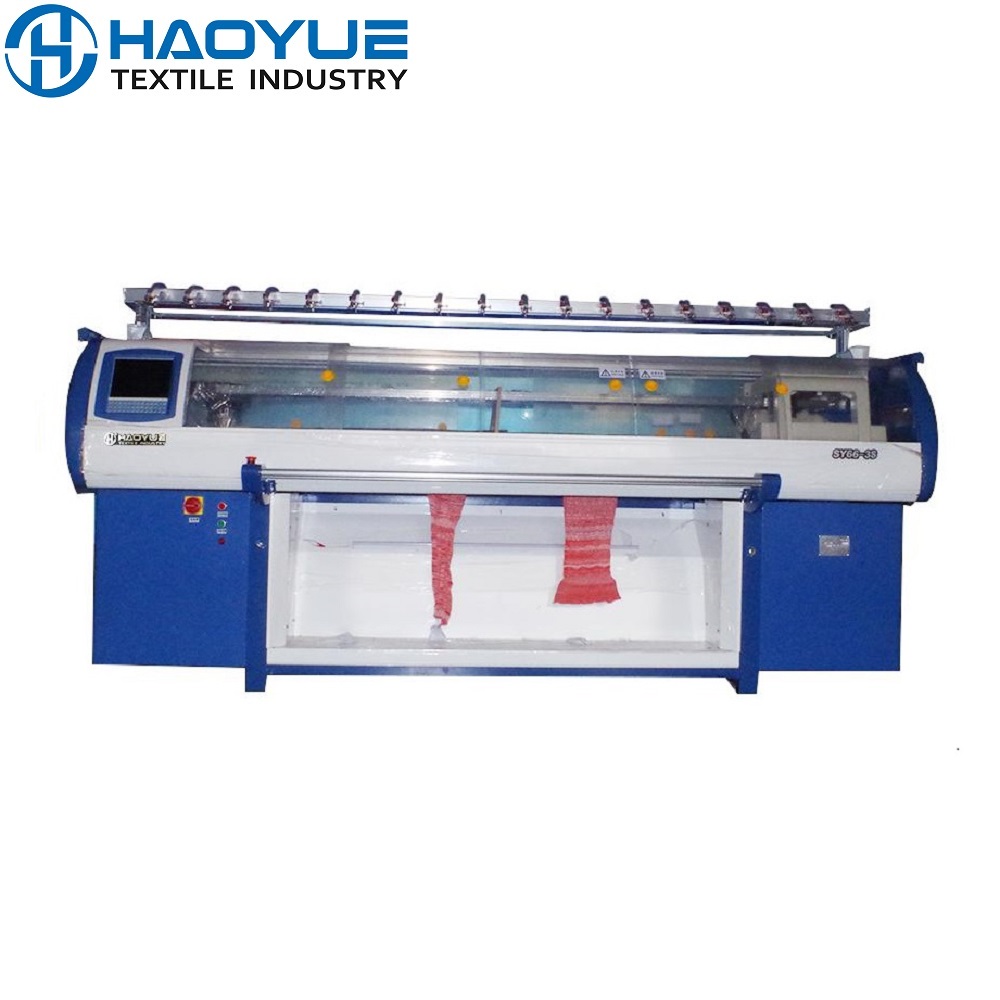 Three system knitting machine