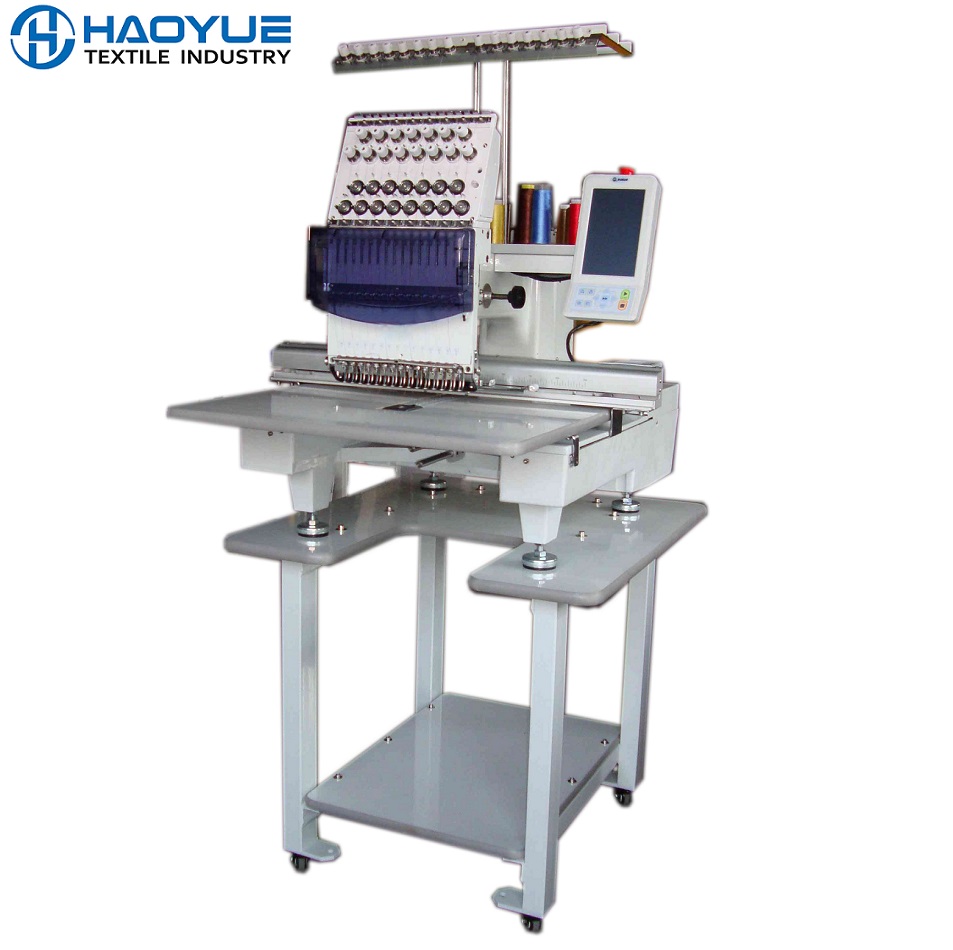 Single head embroidery machine