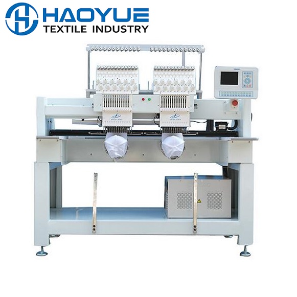 Two head embroidery machine